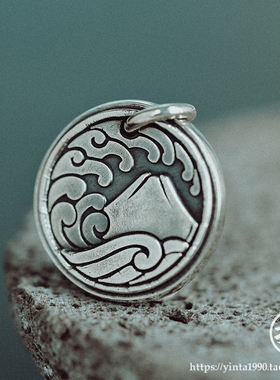 独立风原创手工银币饰品吊坠