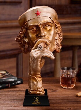 德国高端无障碍豪华雪茄人阿凡达装饰饰品办公室学习精美的克瓦斯