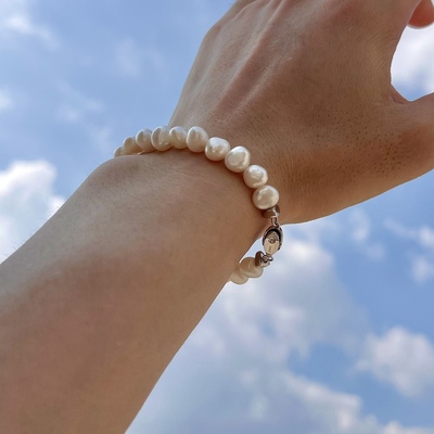 天然珍珠手串珍珠巴洛克