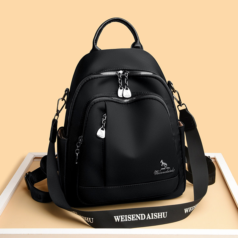 牛津布双肩包女包2025新款轻便大容量女士背包妈妈旅行旅游登山包