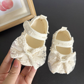 子秋季 甜美洋气婴幼儿周岁鞋 新款 女宝宝软底学步鞋 公主鞋 婴儿鞋