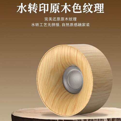 中古风客厅胡桃色明装筒射灯
