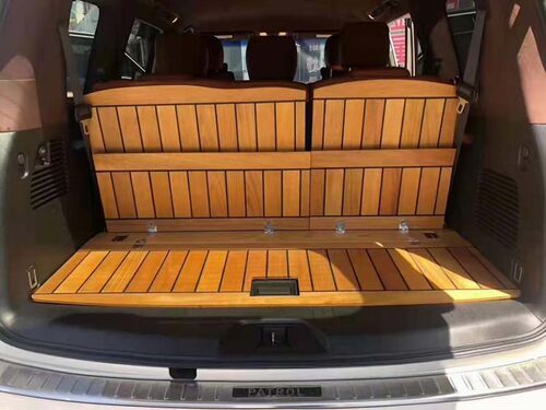 适用于英菲QX60 QX50 ESQ木地板尾箱垫 Q70 qx80 QX70后备箱垫 - 封面