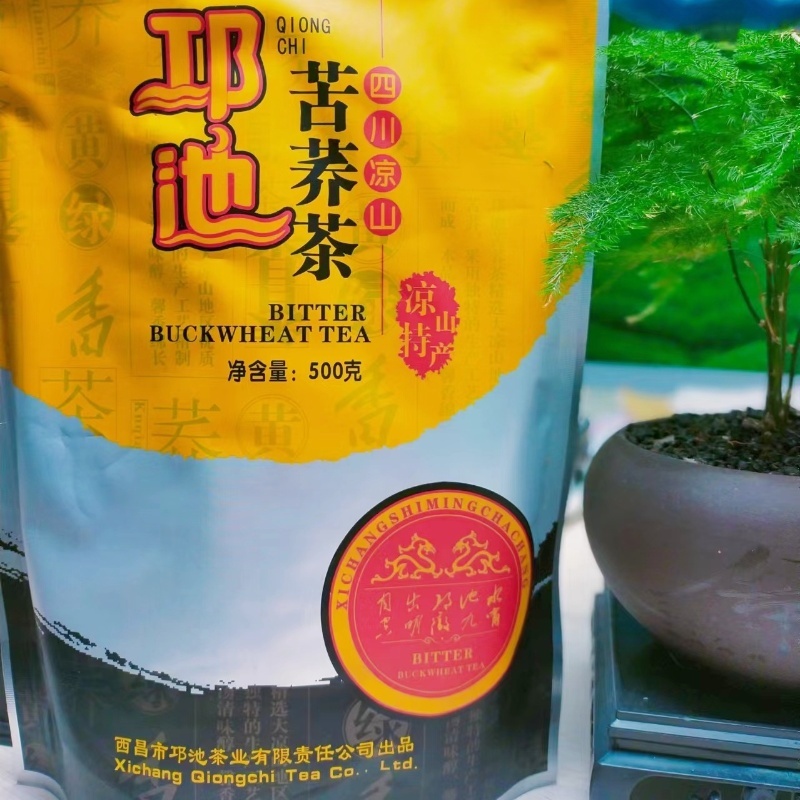 袋装500g正品麸皮型苦荞茶邛池