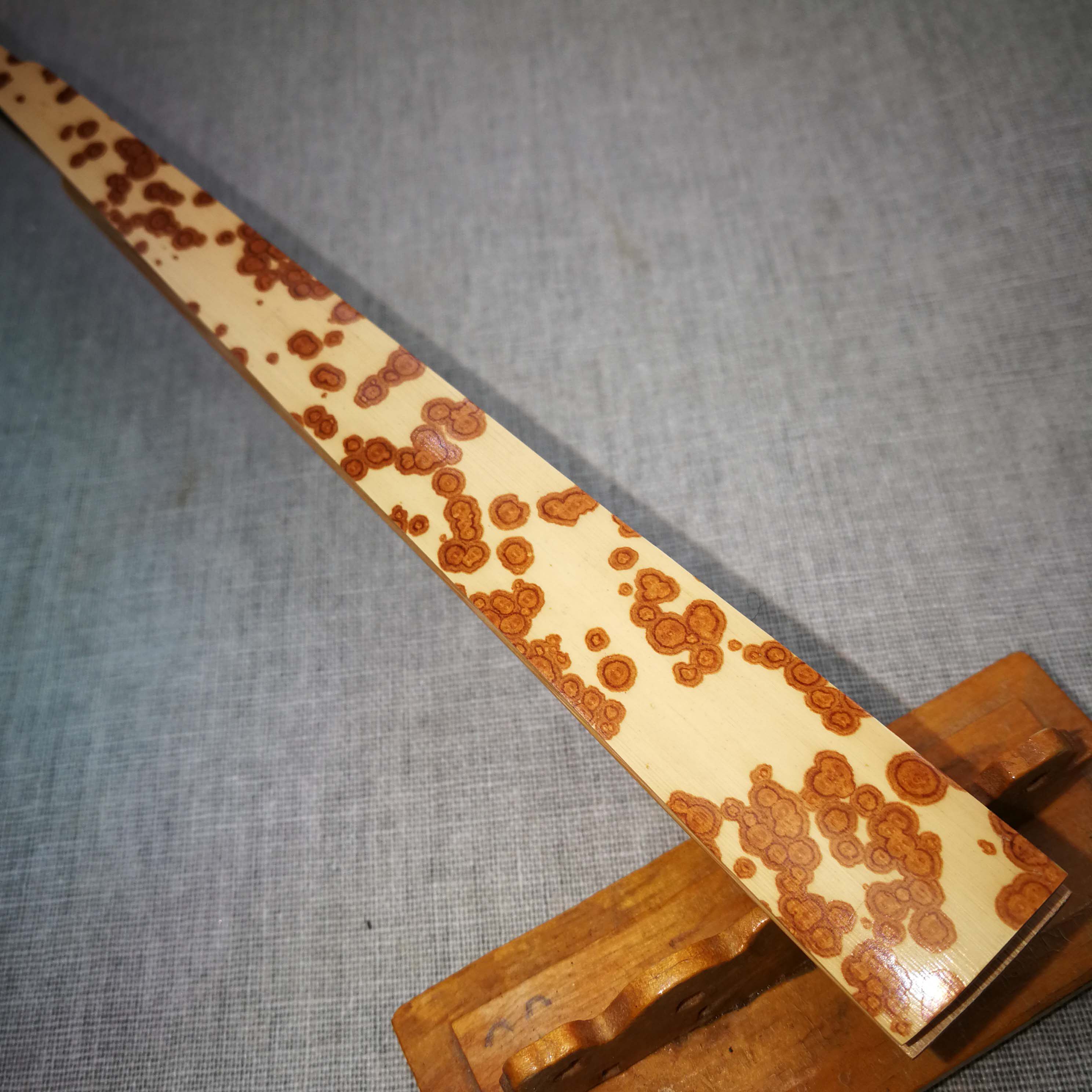 精工红湘妃竹折扇古方翻棱9.5寸16方棕竹小骨文玩题字礼品宣纸扇