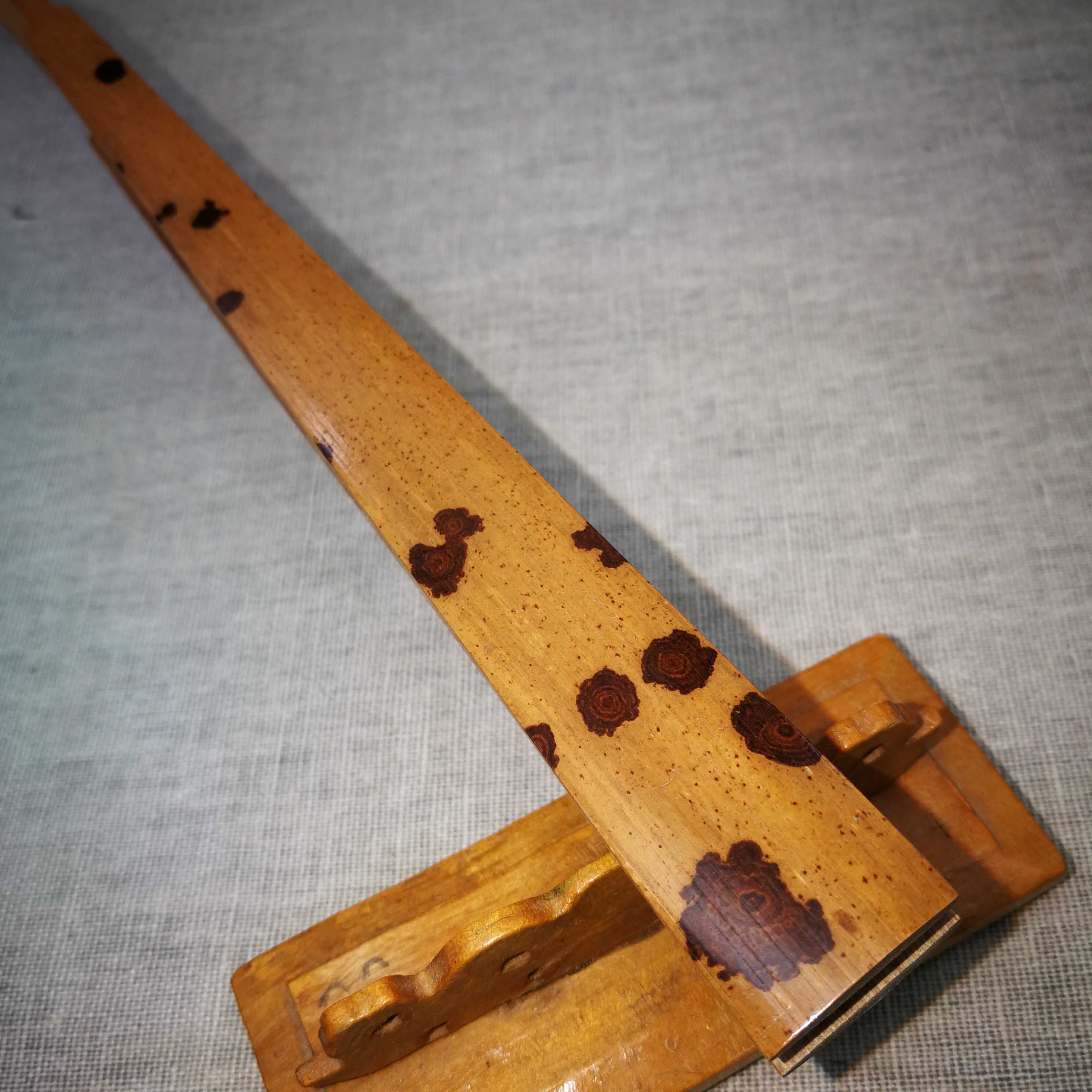 云南麻栗坡老云妃折扇湘妃扇紫花9.5寸古方苏工文玩收藏礼品宣纸