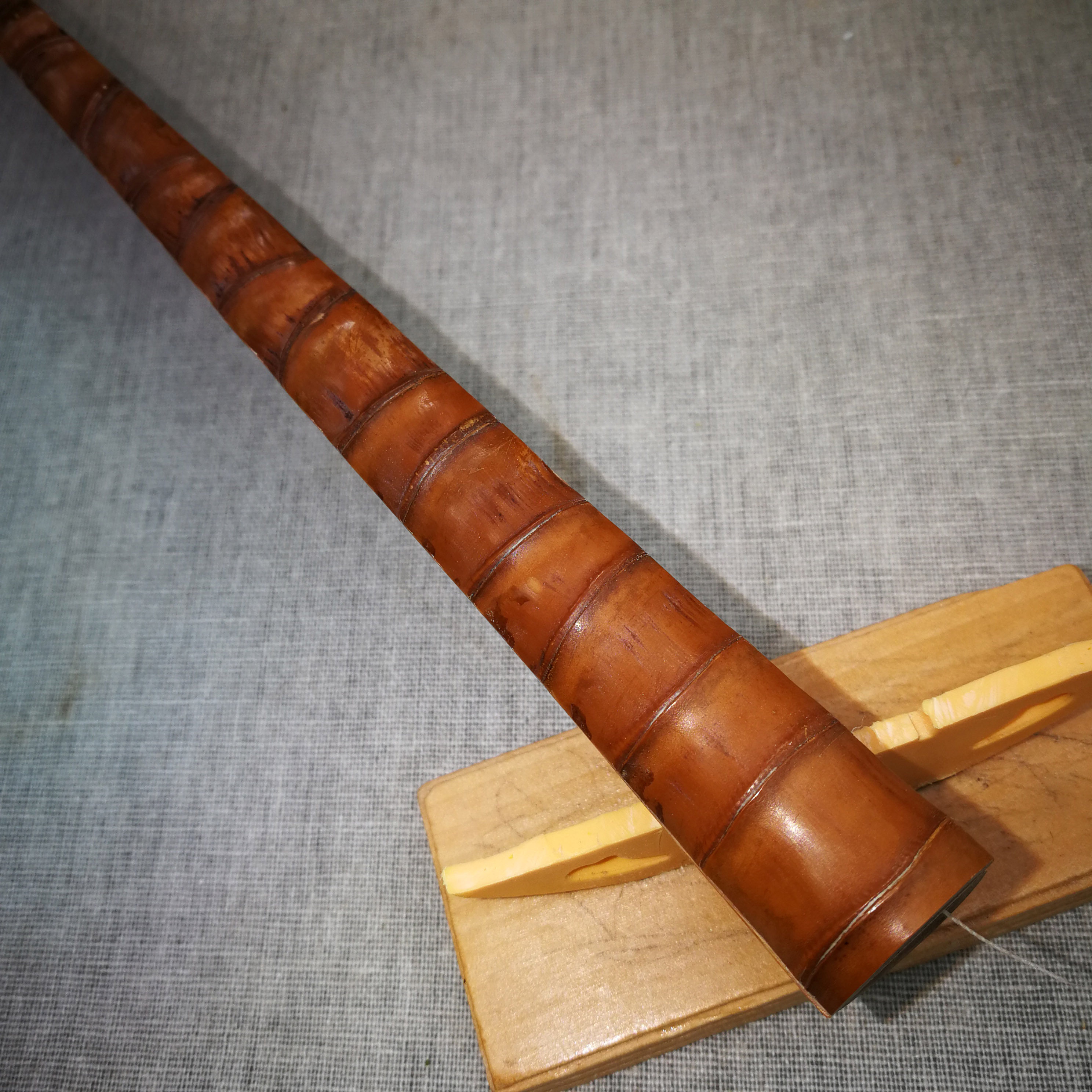 十八罗汉竹折扇 18个节 扇子直方 玉竹小骨 文玩收藏礼品扇配苏工