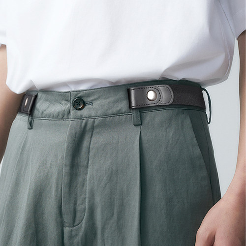 新款懒人腰带男士百搭裤腰收紧