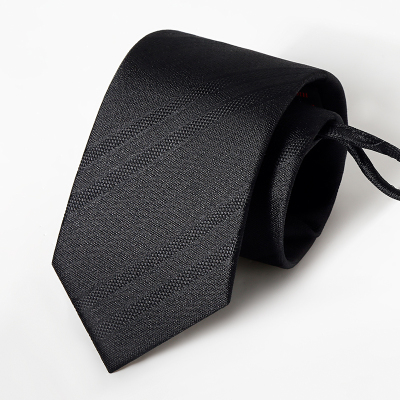 男士真丝领带结婚新郎婚礼黑色