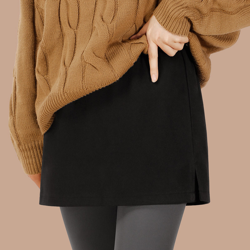 屁帘女叠穿毛呢打底裤鲨鱼裤遮屁股打底神器卫衣下摆大码半身裙厚,女装/女士精品,半身裙,淘宝优惠券,粉丝福利购,淘宝优惠卷