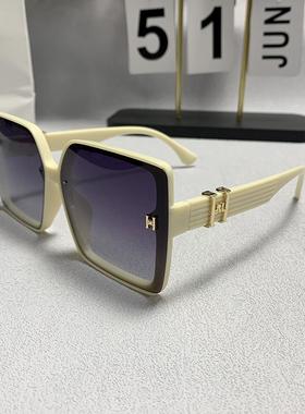 女潮墨镜方形圆脸韩版太阳镜