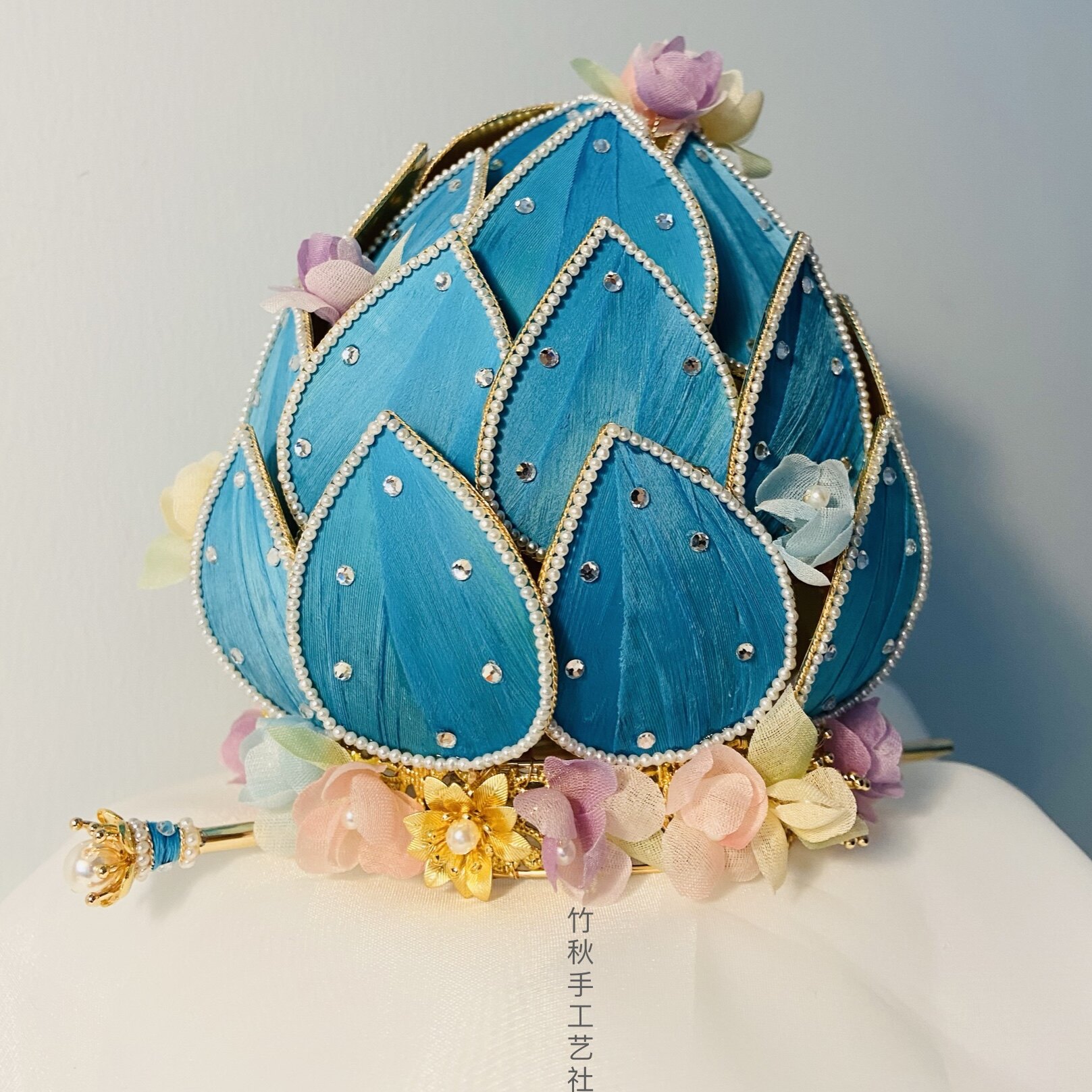 手工艺丝菊花发簪发夹发梳胸针汉服古风日常摄影唐宋明和风头饰