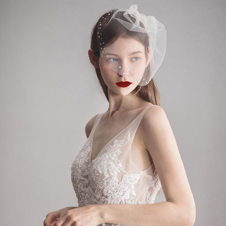Marisoism Wedding celebration wedding Wedding dress bride Jacobs Headdress Veil Retro Veil Covering her face Lacein the Accessories/Leather belt/Hat/Muffler , Wedding dress accessories , Veil  category - from Buy2taobao.com to provide professional Taobao agent buy service
