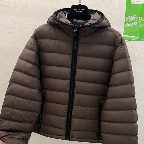 休闲宽松90白鸭绒排骨羽绒服外套