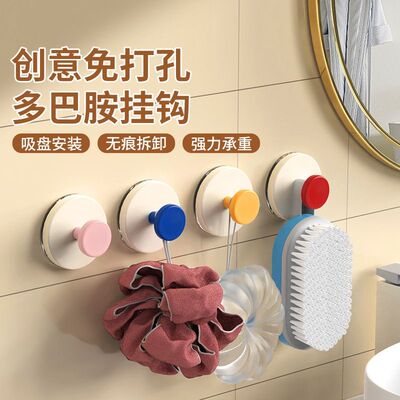 多巴胺吸盘挂钩强承重多场景收纳