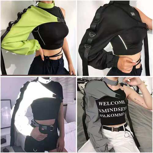 iamhotty欧美新潮反光个性街头