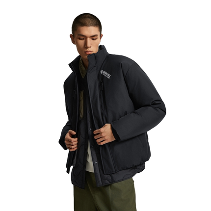 李宁男子韦德系列宽松型羽绒服舒适保暖时尚百搭AYMU005-B品