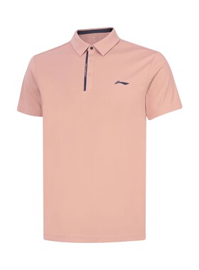 LI-NING/李宁2024新款团购健身系列男子翻领短袖POLO衫APLU119