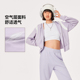 连帽卫衣AWDU602 李宁运动潮流系列女子时尚 舒适透气宽松开衫 B品
