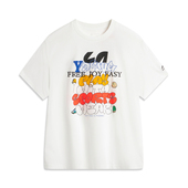 李宁男女短袖 运动生活系列透气运动圆领百搭半袖 YHSV207