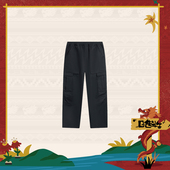 B品 AYKU039 NING 李宁男子日进斗金系列休闲宽松户外运动长裤