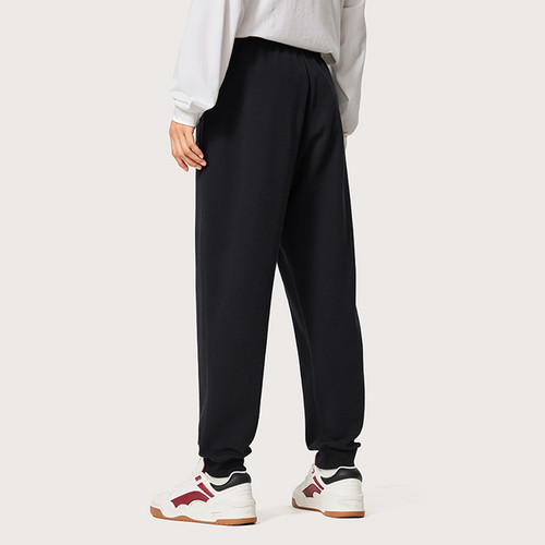 李宁卫裤男士秋季潮流系列宽松休闲收口运动长裤AKLU581-B品