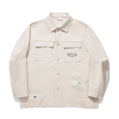 中国李宁系列风衣男夏季 舒适透气宽松百搭休闲外套AFDU299 B品