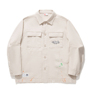 中国李宁系列风衣男夏季 B品 舒适透气宽松百搭休闲外套AFDU299