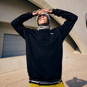 李宁卫衣24秋冬健身系列男子加绒保暖休闲时尚 套头衫 上衣AWDUF99