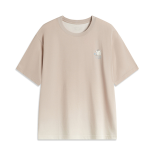 夏季 李宁男款 运动生活系列休闲短袖 文化衫 B品 T恤AHSU871 NING