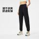 B品 AYKU466 李宁运动裤 夏女子跑训系列舒适透气简约常规运动长裤