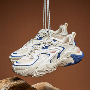 SS女反光减震回弹潮流休闲鞋 CF溯千行策 AGLU142 新款 李宁2024春季