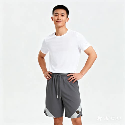 李宁反伍BADFIVE百得發伍金店男子2025夏季宽松运动短裤AKSV747