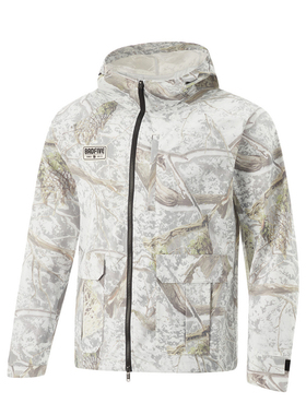 李宁男子风衣秋款反伍系列宽松防泼水防风夹克外套AFDUB67-B品