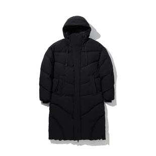 中国李宁24冬新款功夫系列长款羽绒服保暖厚实90鸭绒AYMU309-B品