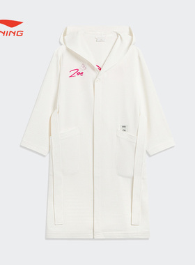 李宁风衣男女款秋冬运动时尚连帽宽松潮流个性休闲外套AFDT799B品