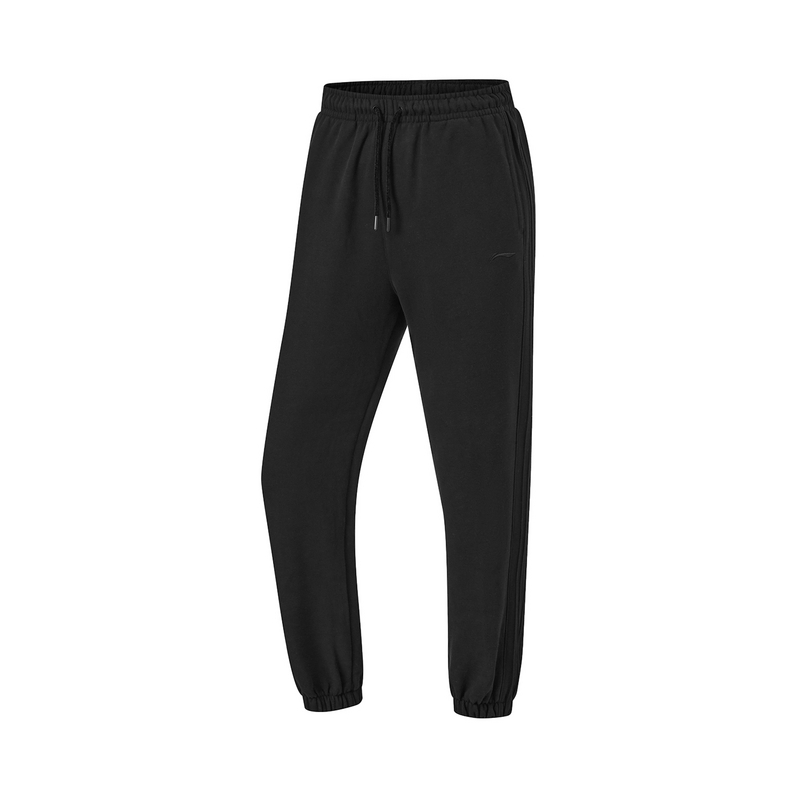 李宁女子加绒冬裤子运动裤舒适休闲裤透气卫裤长裤AKLT802-B品