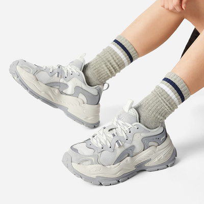 李宁星芒运动潮流系列秋冬舒适透气低帮防滑经典休闲鞋AGCV046-