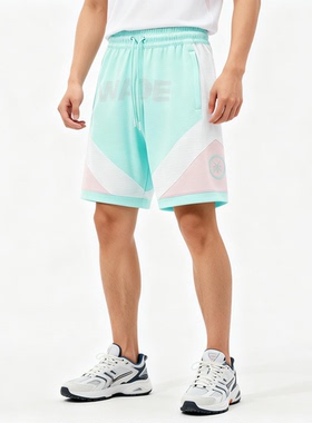 李宁韦德系列男子夏季户外运动百搭舒适速干专业比赛短裤AAPV019