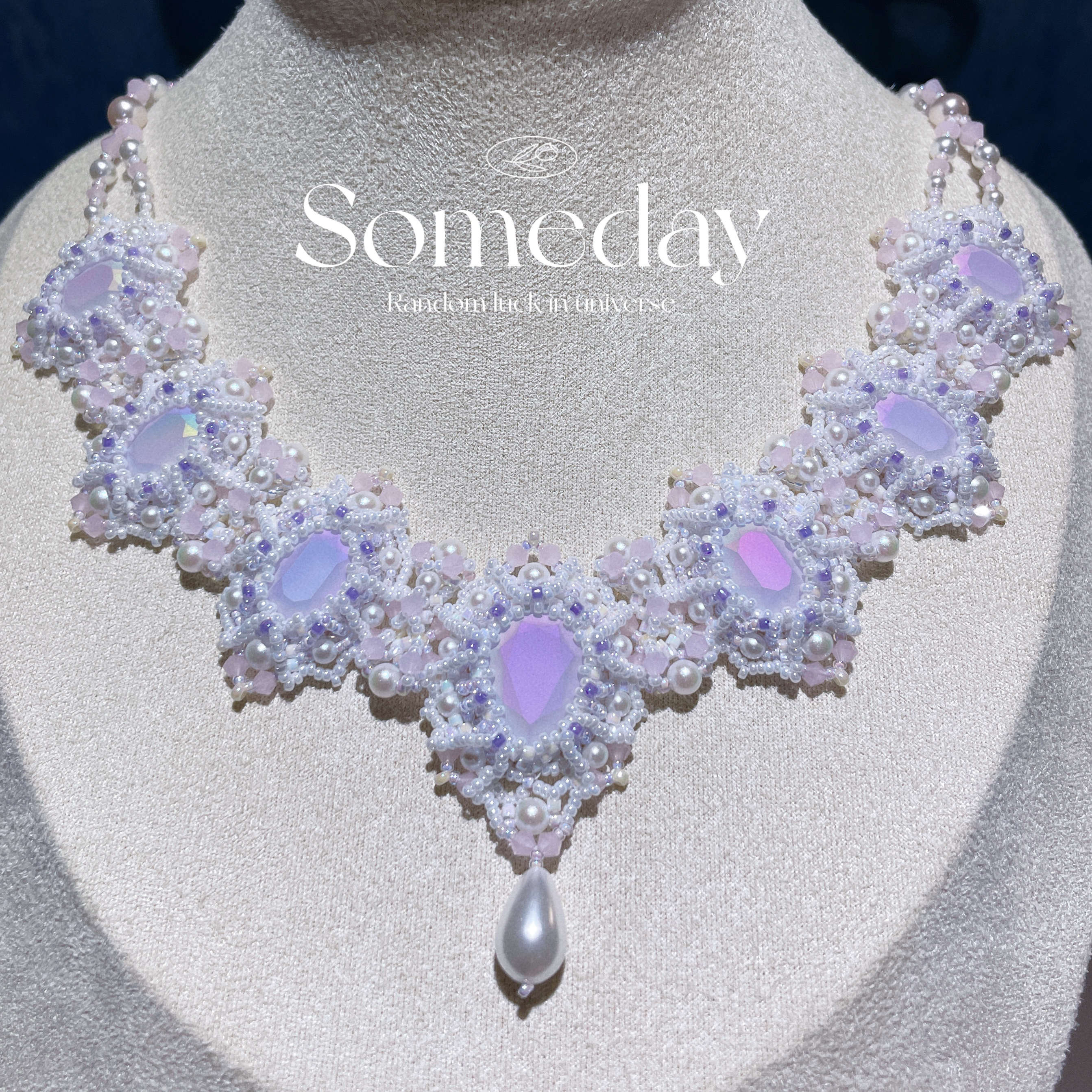 卢浮宫串珠项链材料包