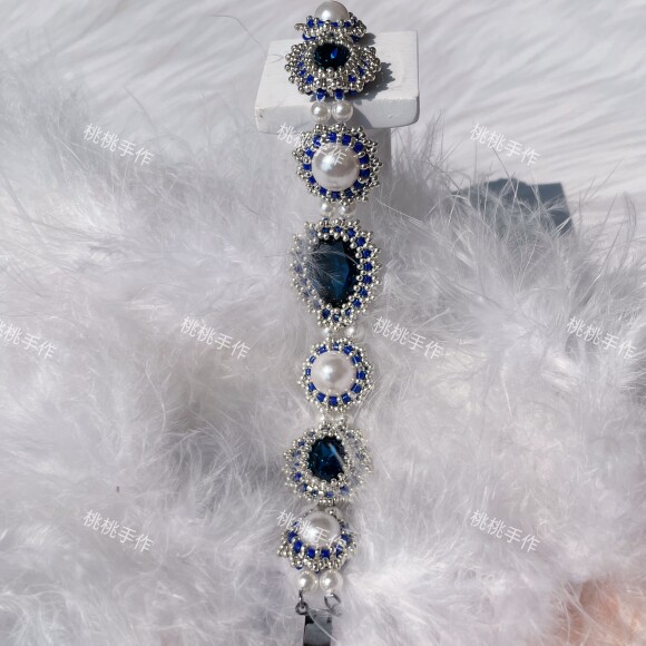 多宝环绕华丽手链手工串珠材料包送礼显白时尚保色手链闺蜜礼物