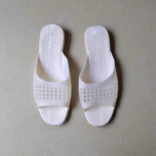 越南老款男士女士橡胶套脚拖鞋浴室防滑生胶鞋中老年人套脚凉拖鞋