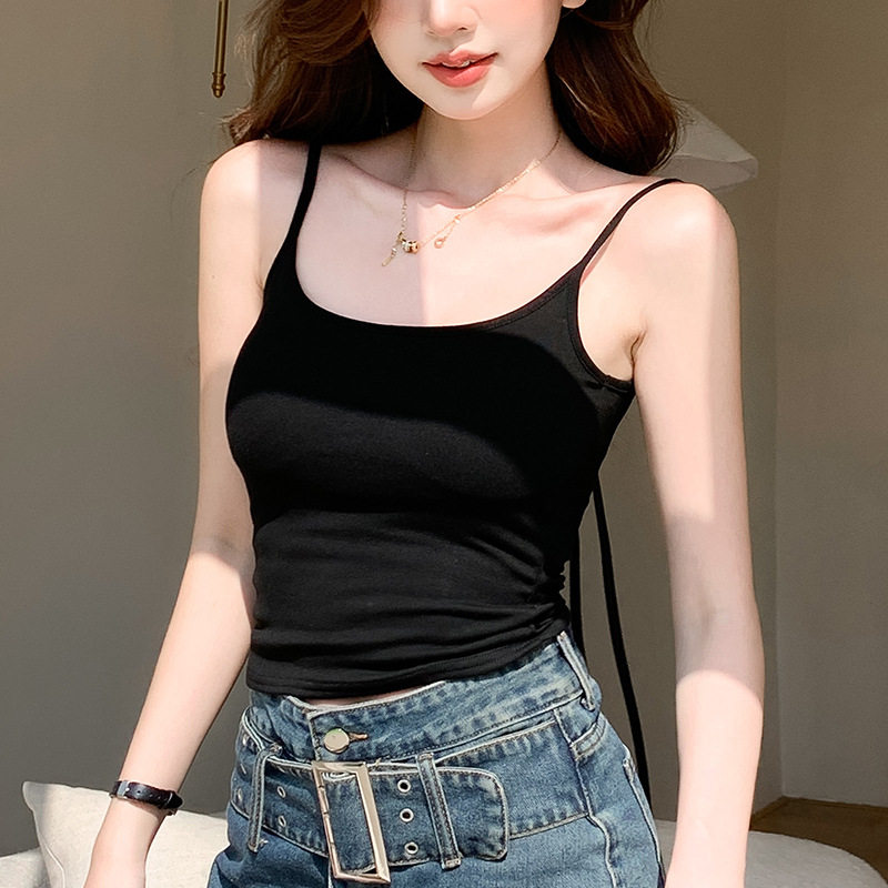 2026新款春夏美背吊带裹胸背心女内搭外穿辣妹休闲抹胸吊带背心女