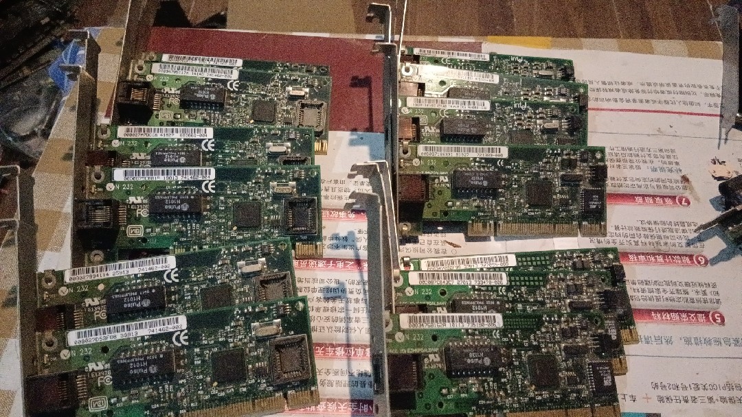 intel 82550 82551 82559 桌面版 服务器版 PCI接口拆机