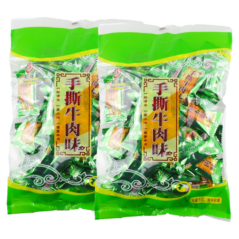 秋诗雨手撕牛肉味辣条连山大刀素肉辣条网红麻辣小吃零食大礼包