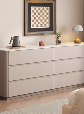 实木斗柜卧室置物柜床尾六斗柜2026新款客厅抽屉柜大容量储藏柜子