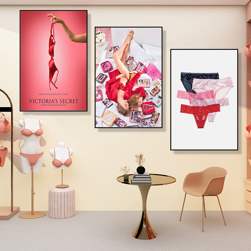 性感美女内衣模特挂画