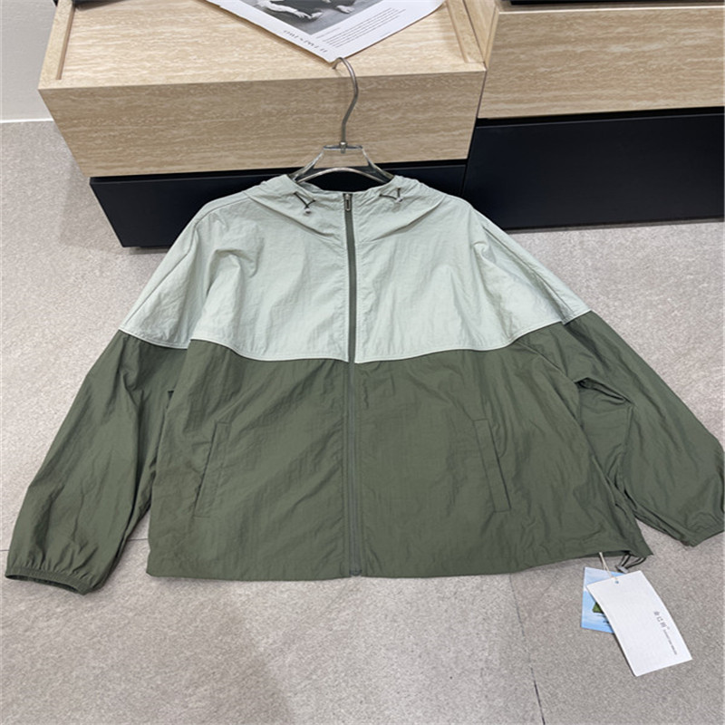 今年流行的实拍轻薄原纱防晒服女 夏季凉感拼色upf50+户外防晒衣