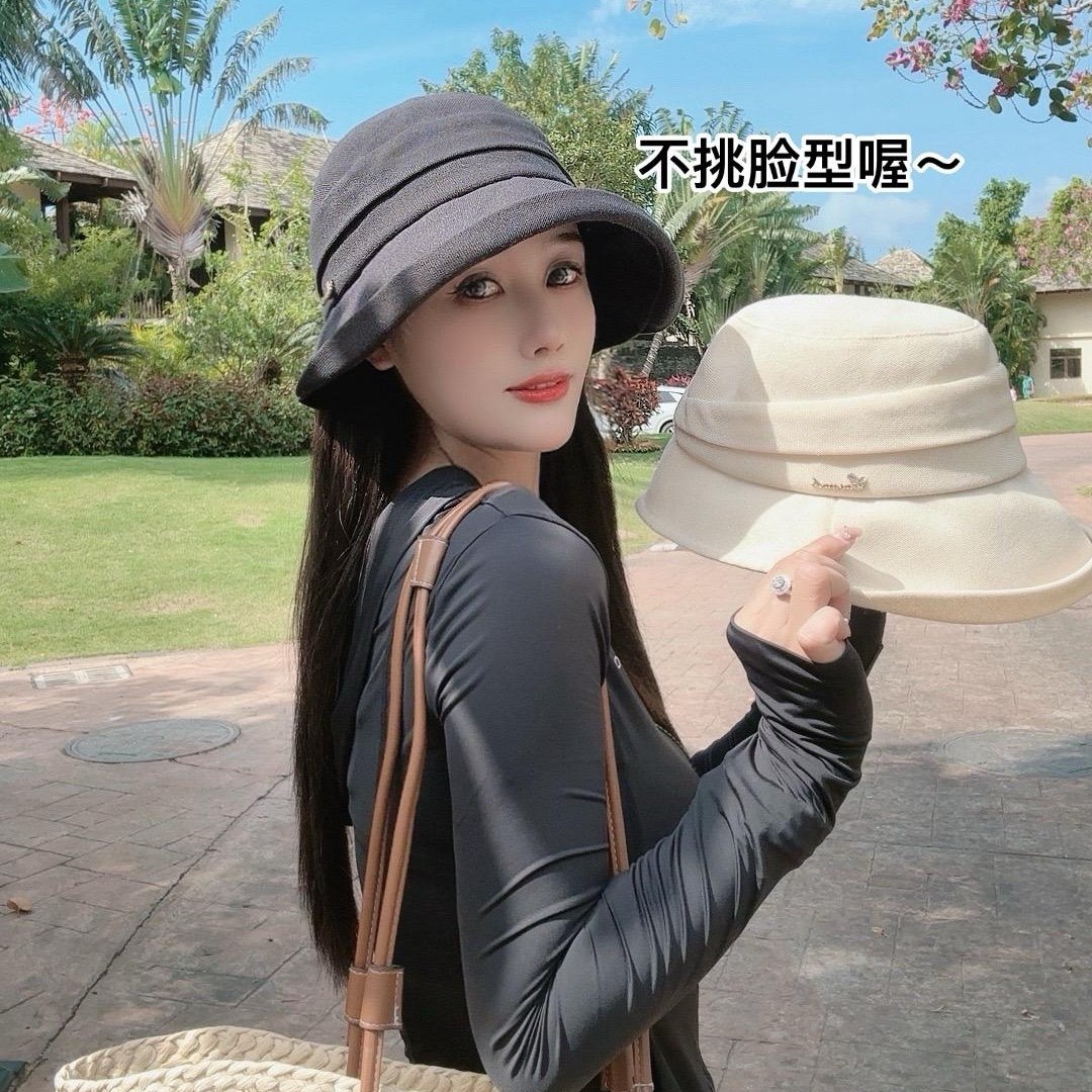 夏季2026新款优雅渔夫帽子女韩版