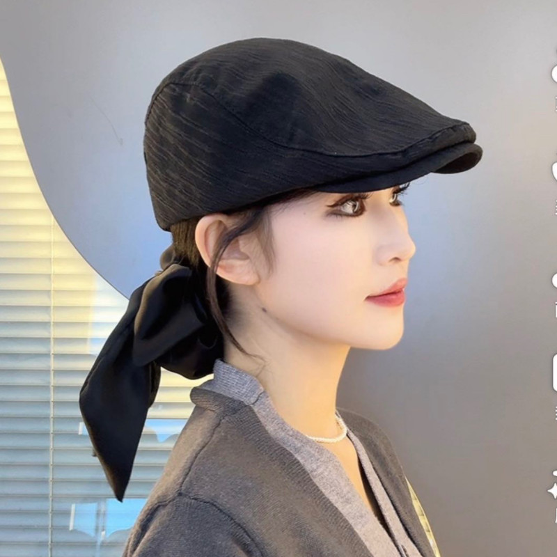 简约风前进帽子女2025春款复古